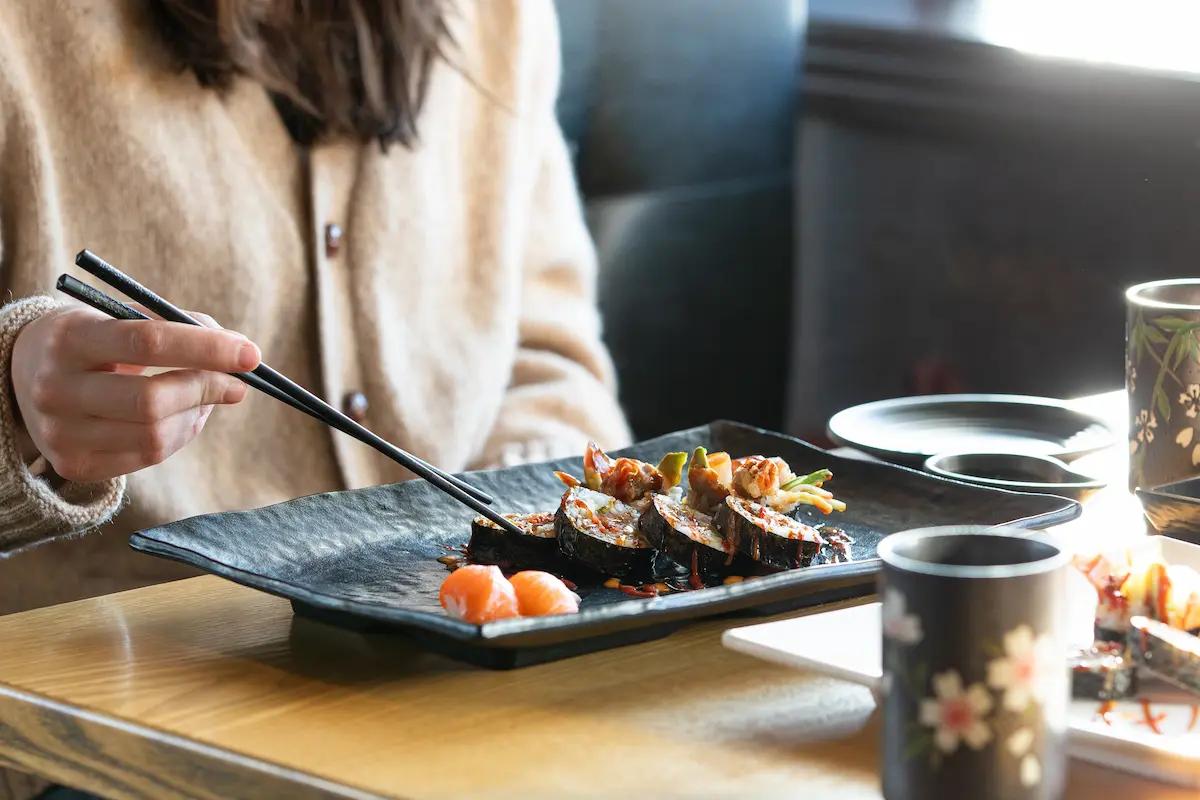 Closer looks of sushi 1